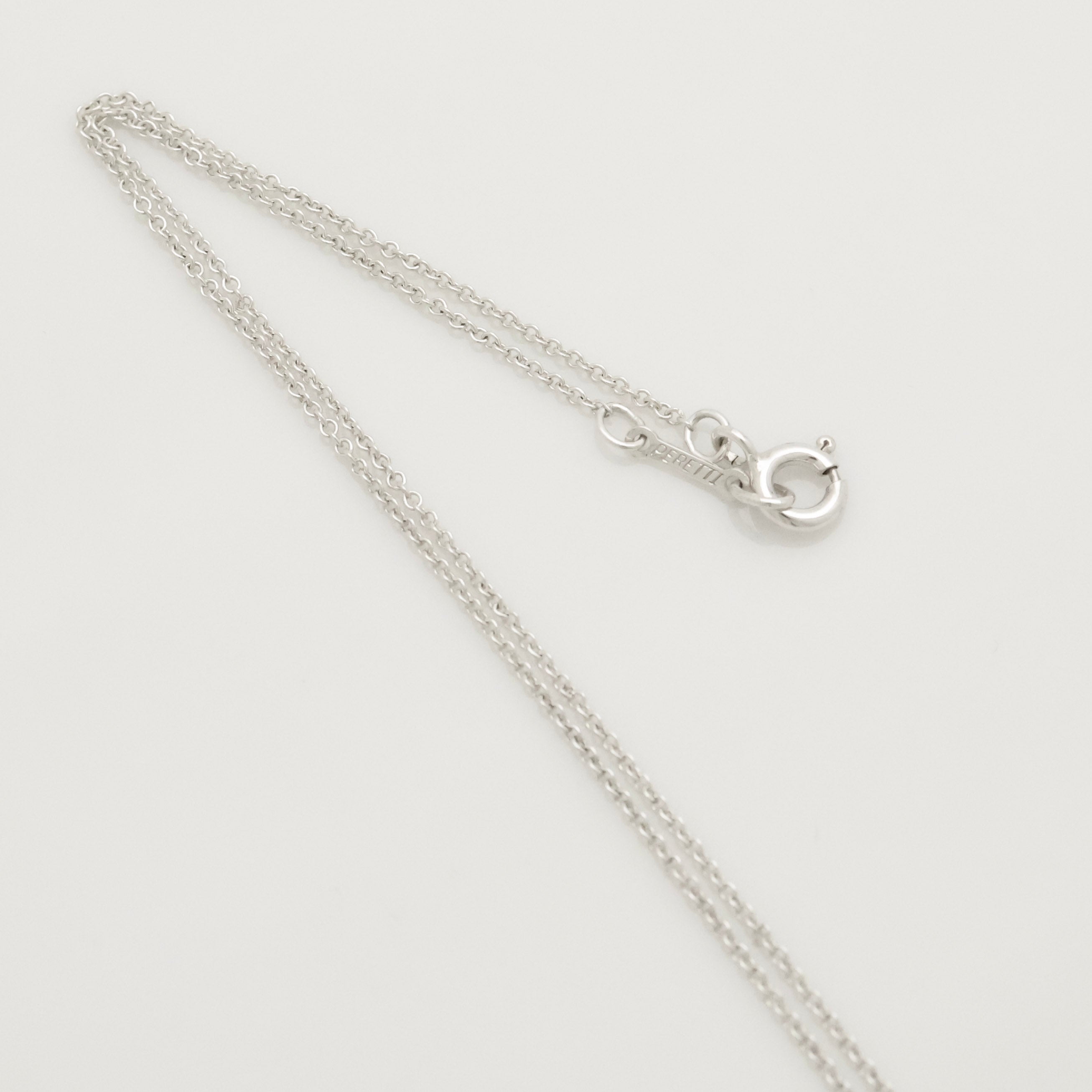  Tiffany & Co. Small Cross Pendant Necklace  Sterling Silver 925 