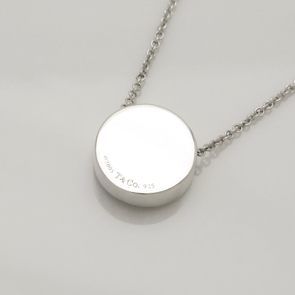 Tiffany & Co. 1837 Concave Circle Necklace Sterling Silver 925