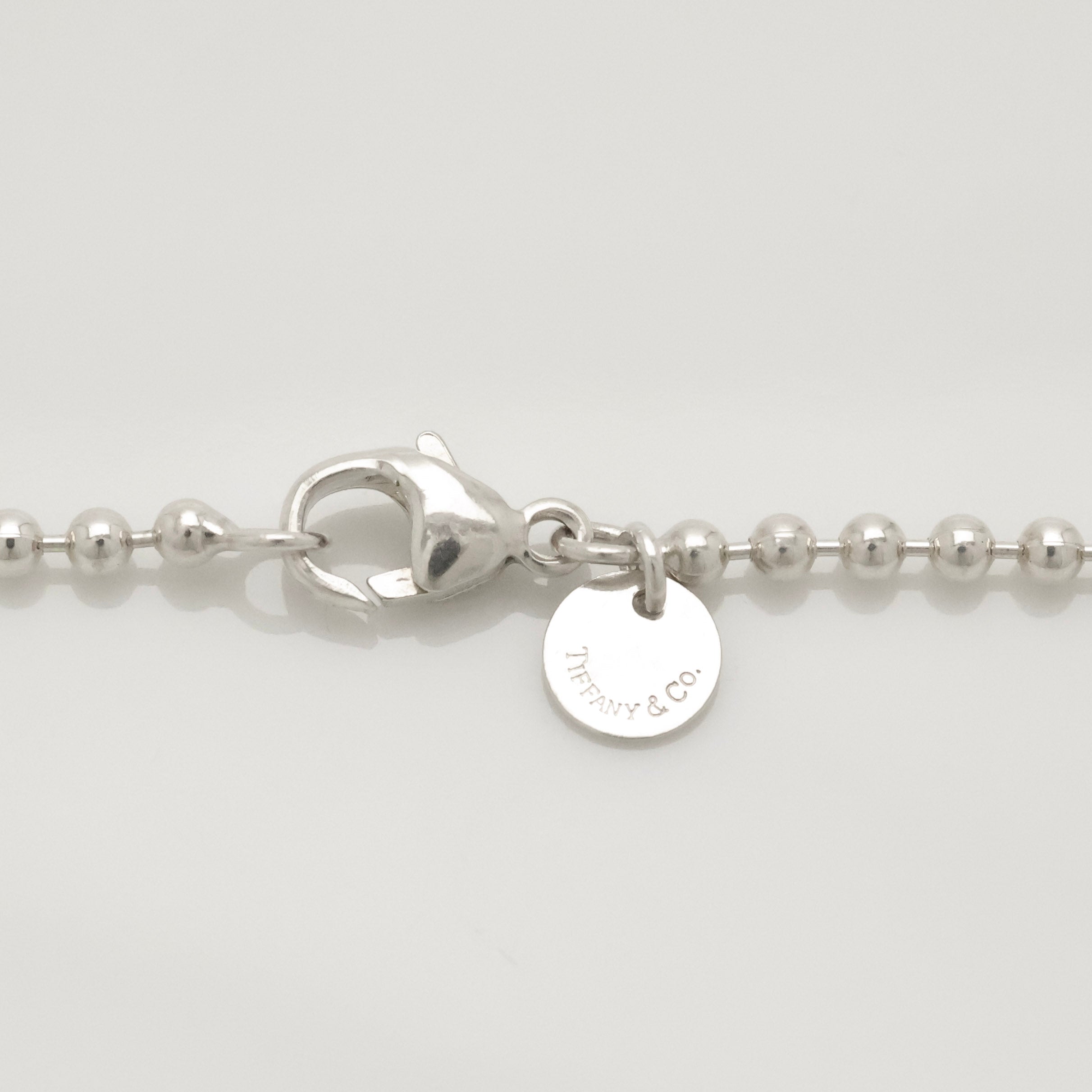 TIFFANY&Co. リターントゥ ティファニー ハート タグ ボール チェーン ネックレス AG925