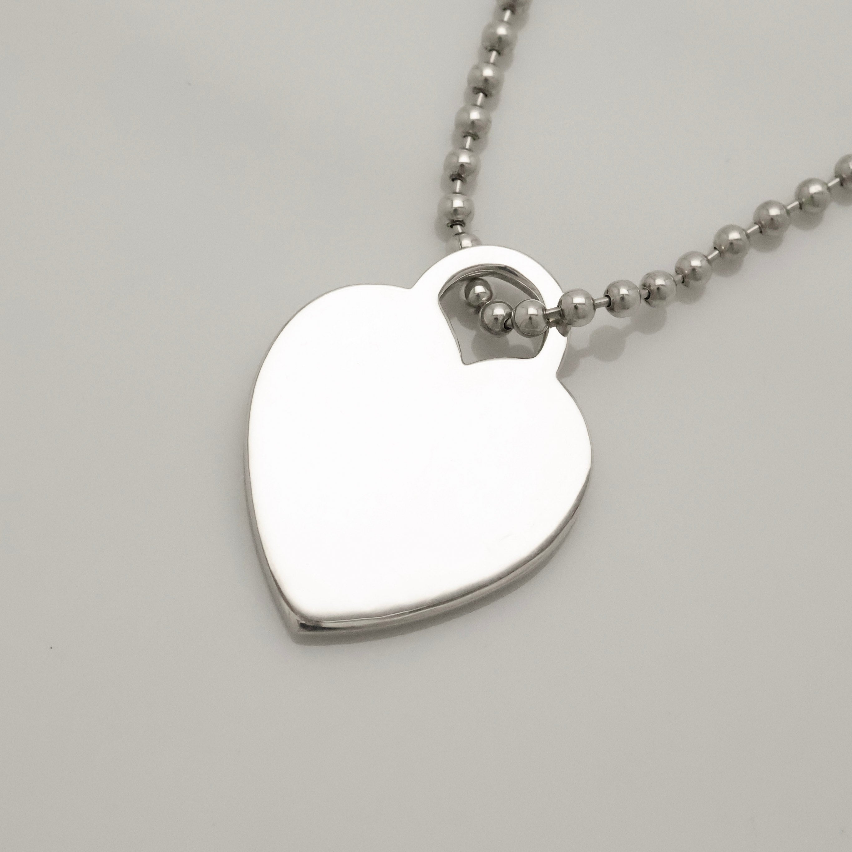 TIFFANY&Co. リターントゥ ティファニー ハート タグ ボール チェーン ネックレス AG925