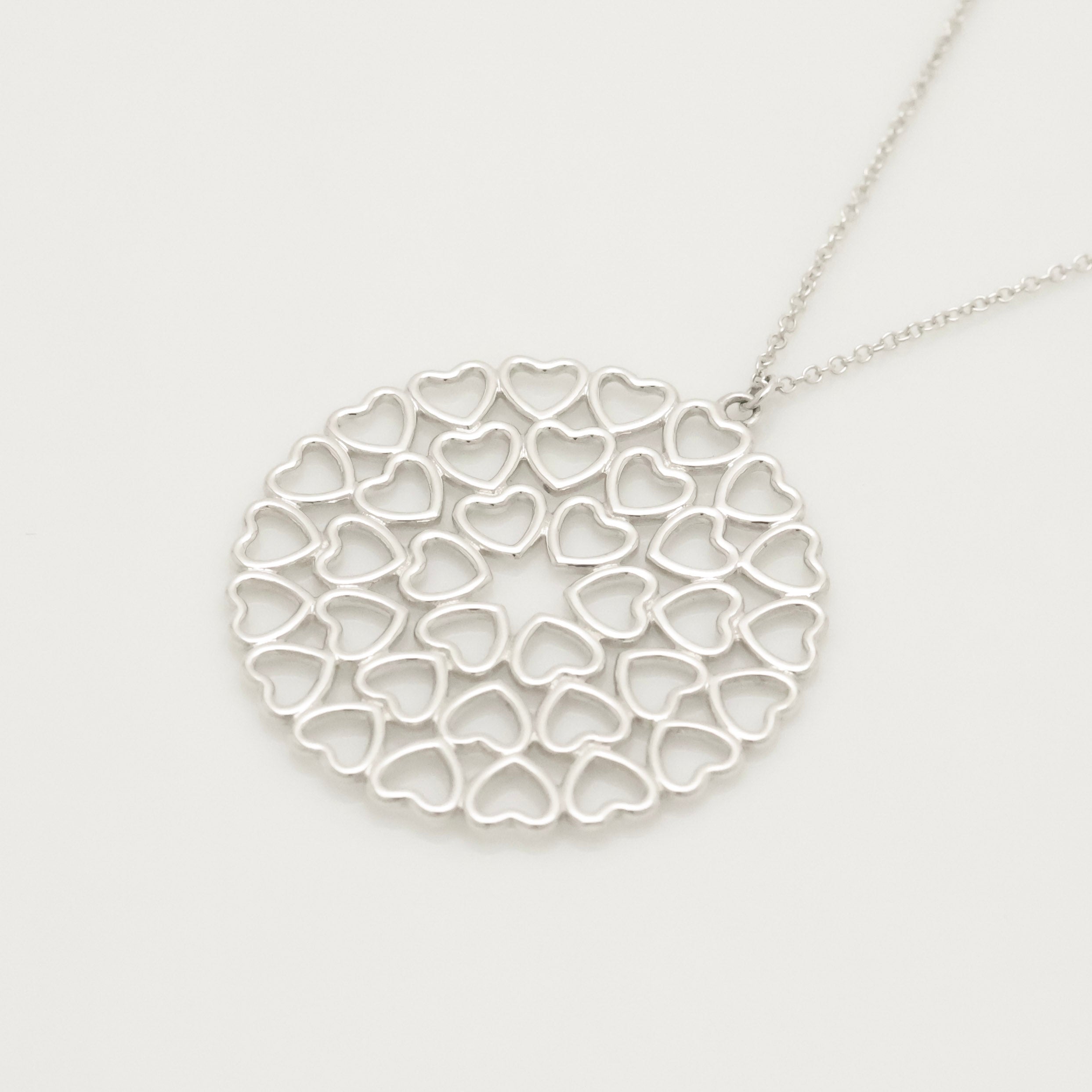 TIFFANY&Co. パロマピカソ クラウン オブ ハート メダリオン ネックレス AG925