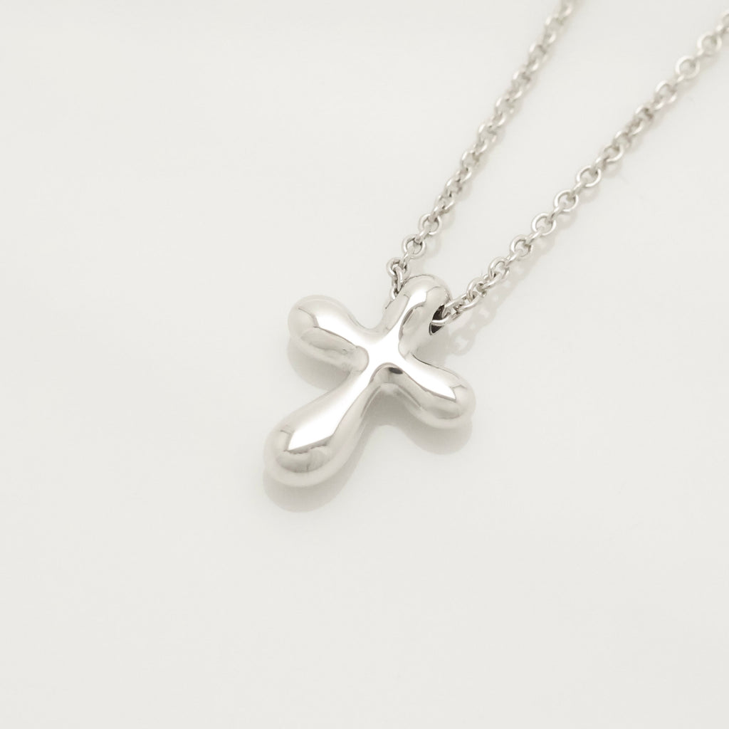 TIFFANY&Co. ミニ クロス エルサペレッティ ネックレス AG925