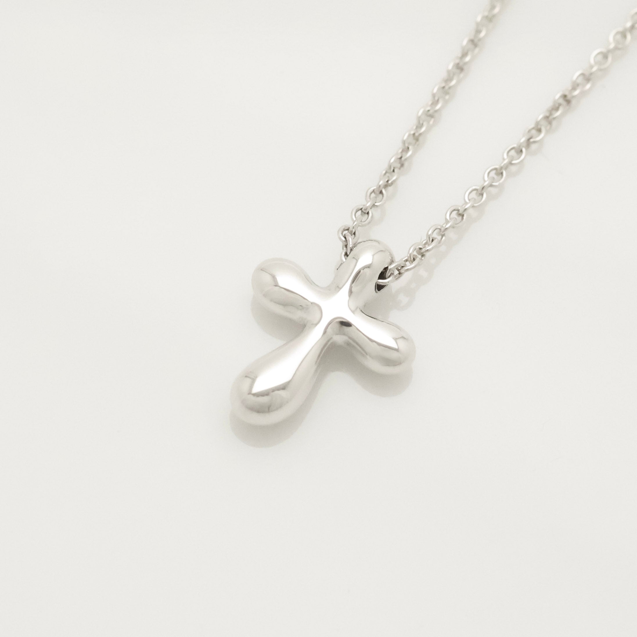 TIFFANY&Co. ミニ クロス エルサペレッティ ネックレス AG925