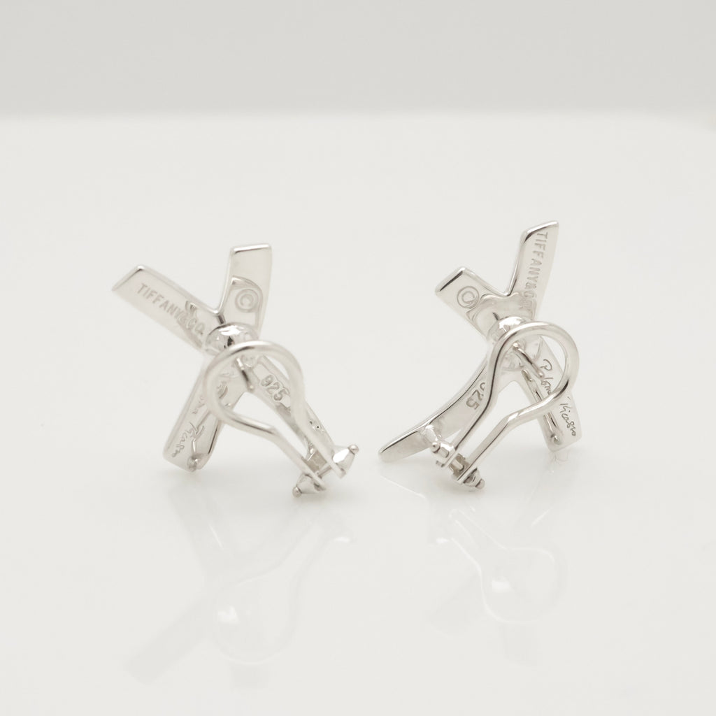 TIFFANY&Co. キス クロス パロマピカソ クリップ イヤリング AG925
