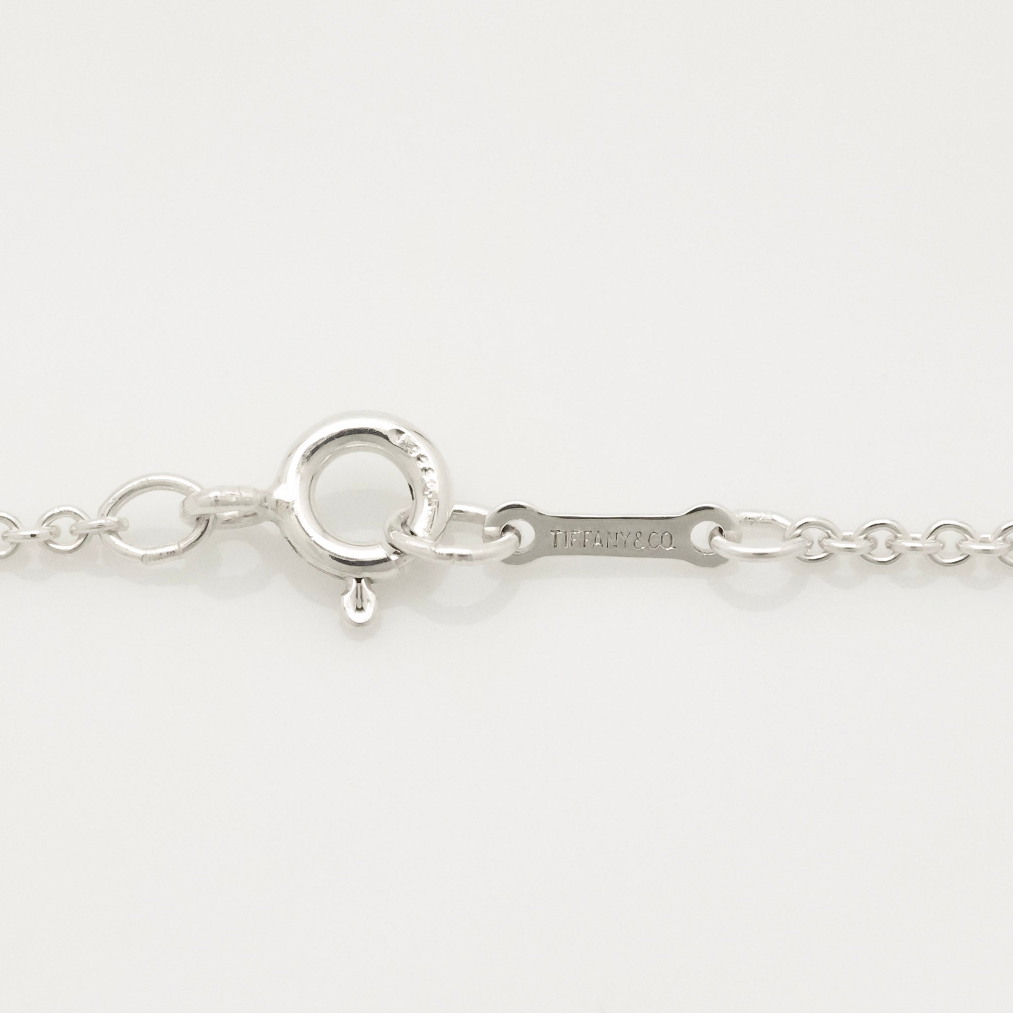  Tiffany & Co. Peretti Large Bean Necklace Sterling Silver 925 