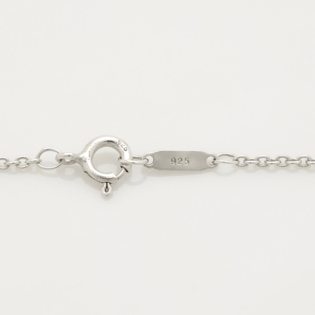 Tiffany & Co. Stencil Cutout Two Heart Necklace  Sterling Silver 925