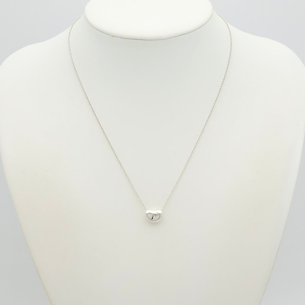 Tiffany & Co. Peretti Mini  Bean Necklace  Sterling Silver 925 