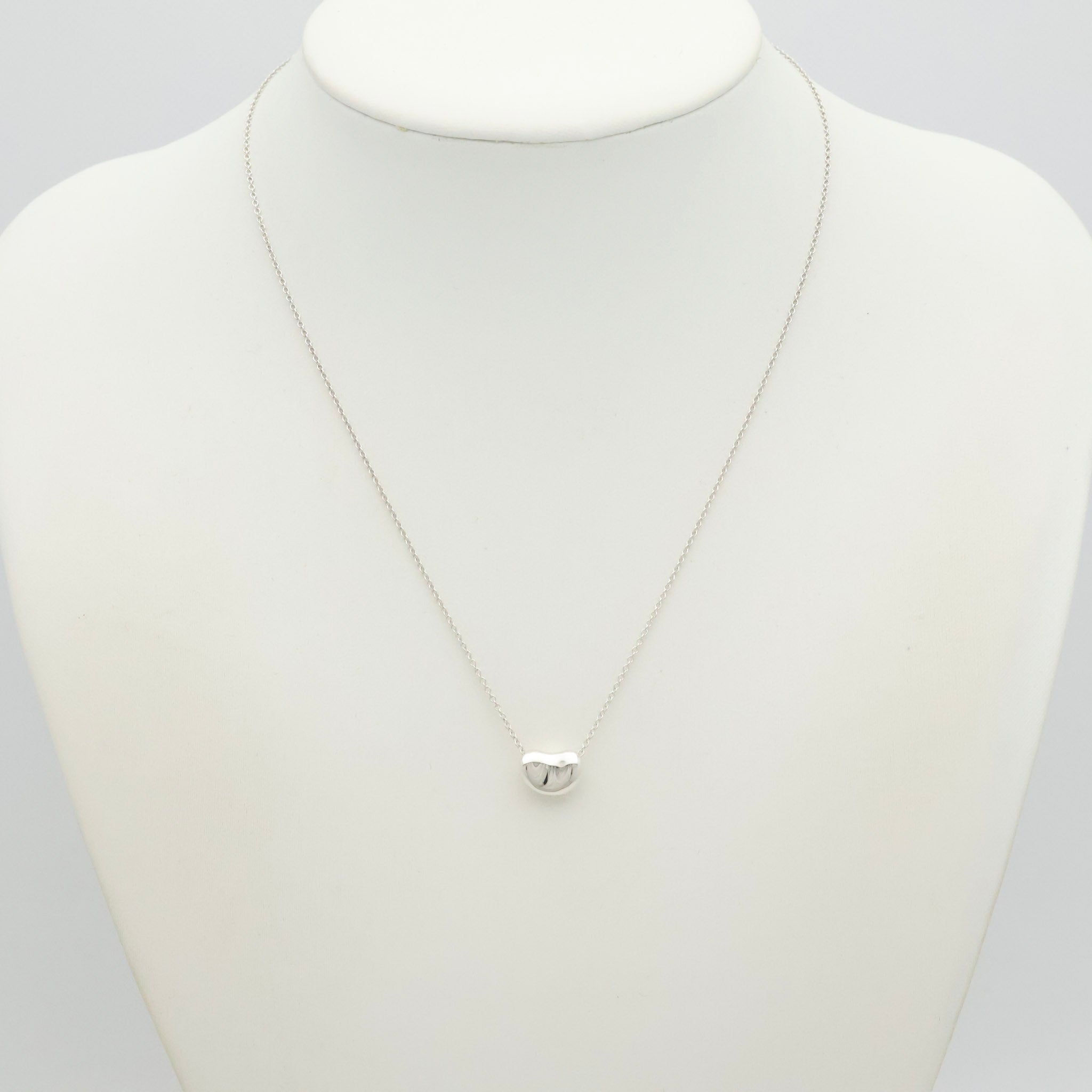  Tiffany & Co. Peretti Mini  Bean Necklace  Sterling Silver 925 