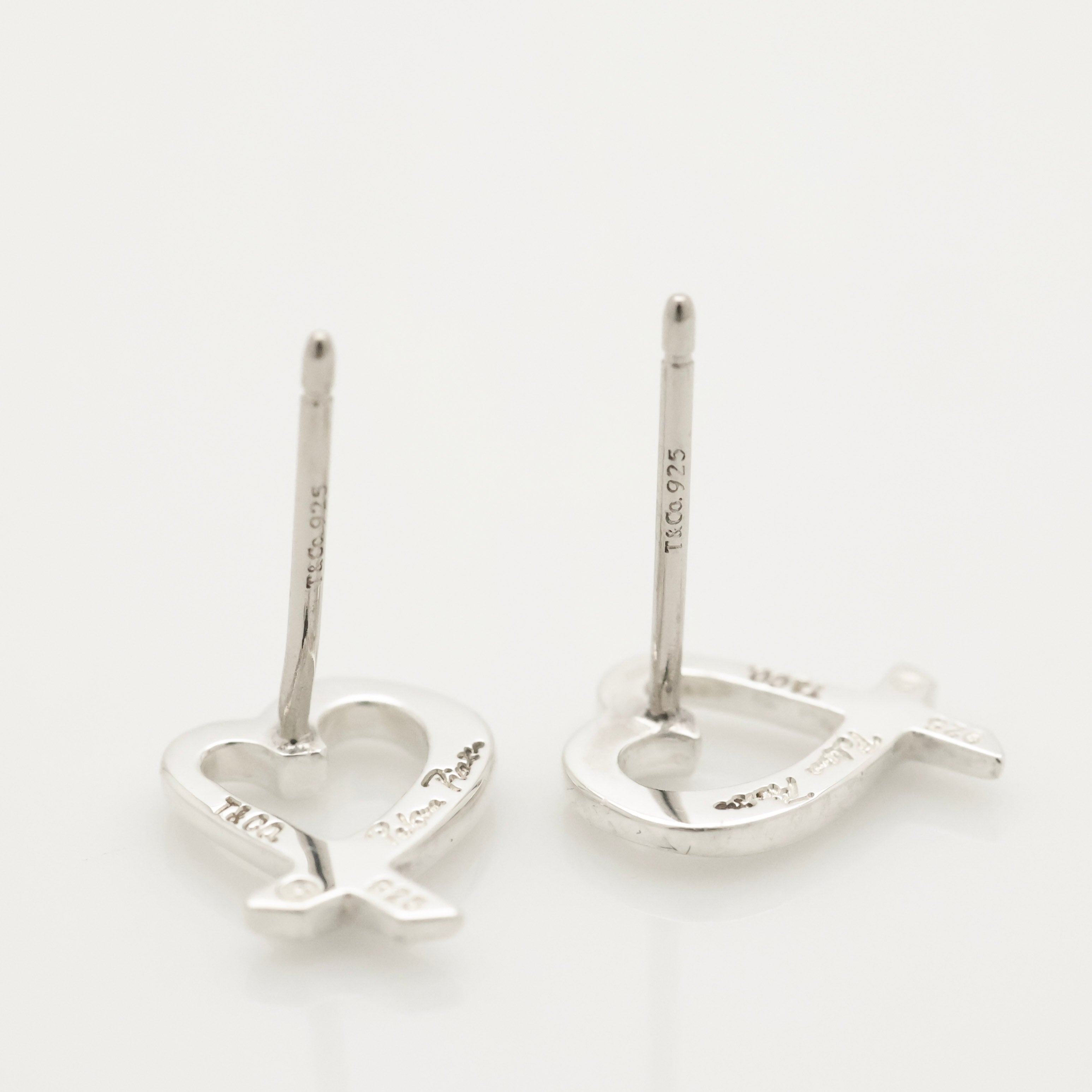 TIFFANY&Co. ラビングハート パロマピカソ スタッド ピアス AG925