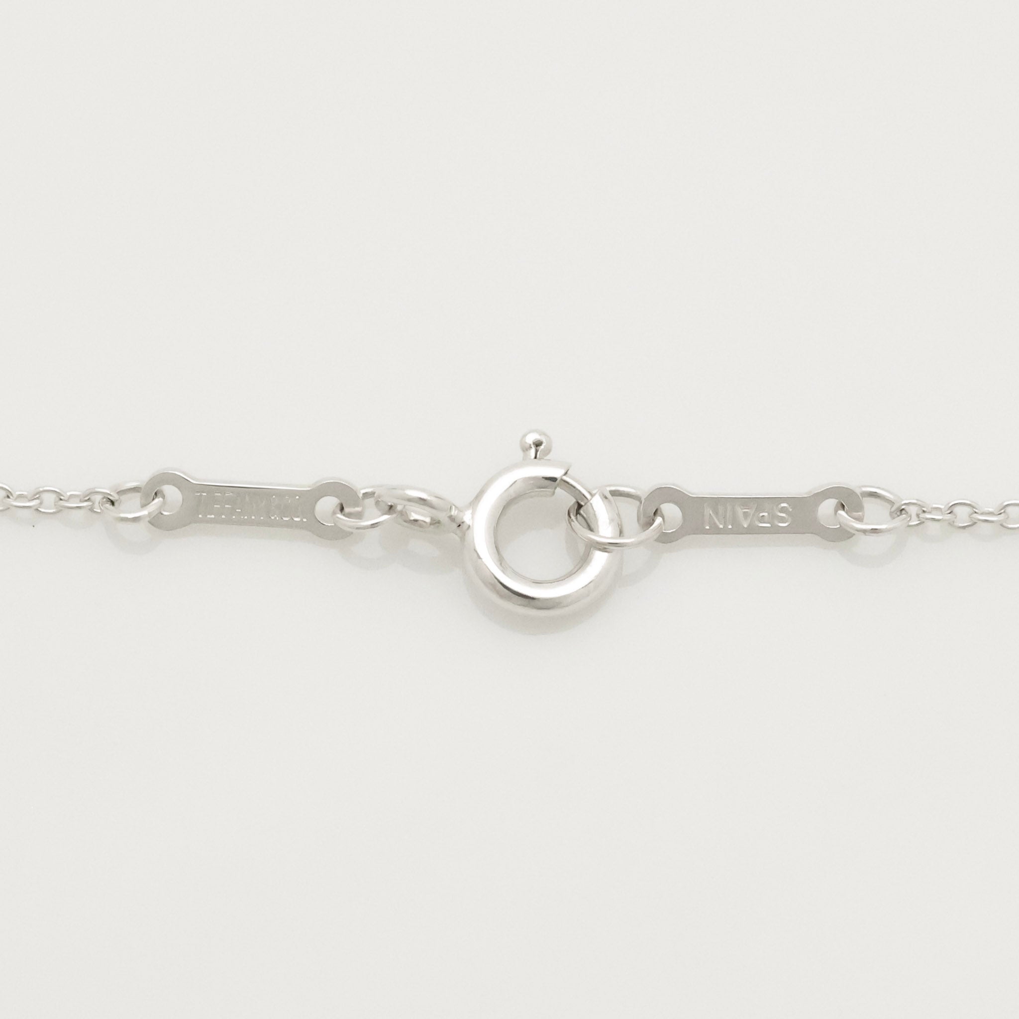 Tiffany & Co. Peretti Curved Full Heart Necklace Sterling Silver 925