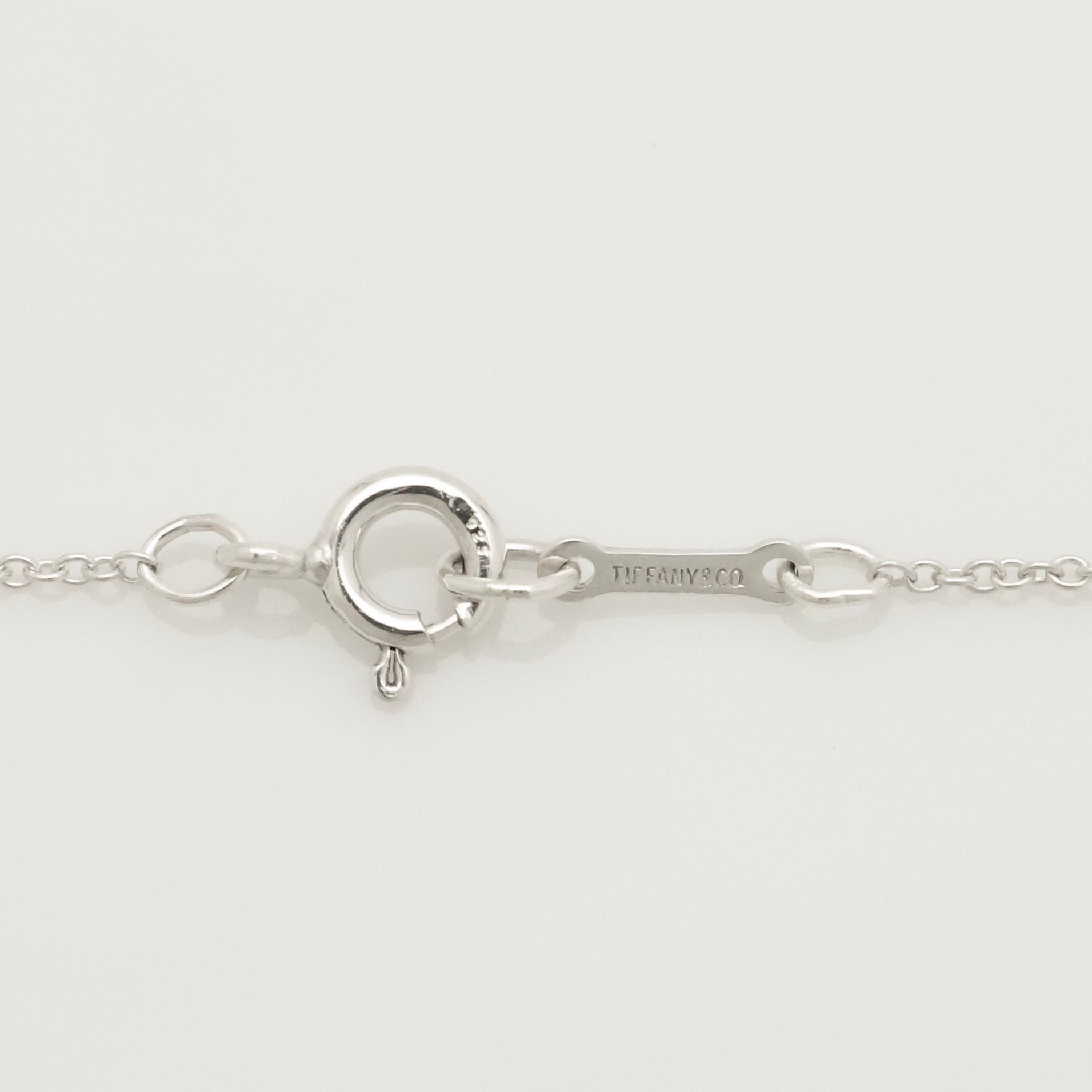  Tiffany & Co. Peretti Large Bean Necklace Sterling Silver 925 