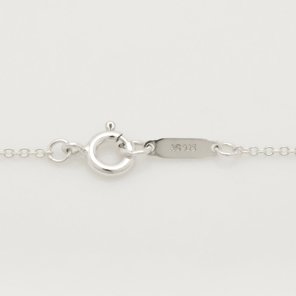 Tiffany & Co. Ribbon Bow Necklace Pendant  Sterling Silver 925 
