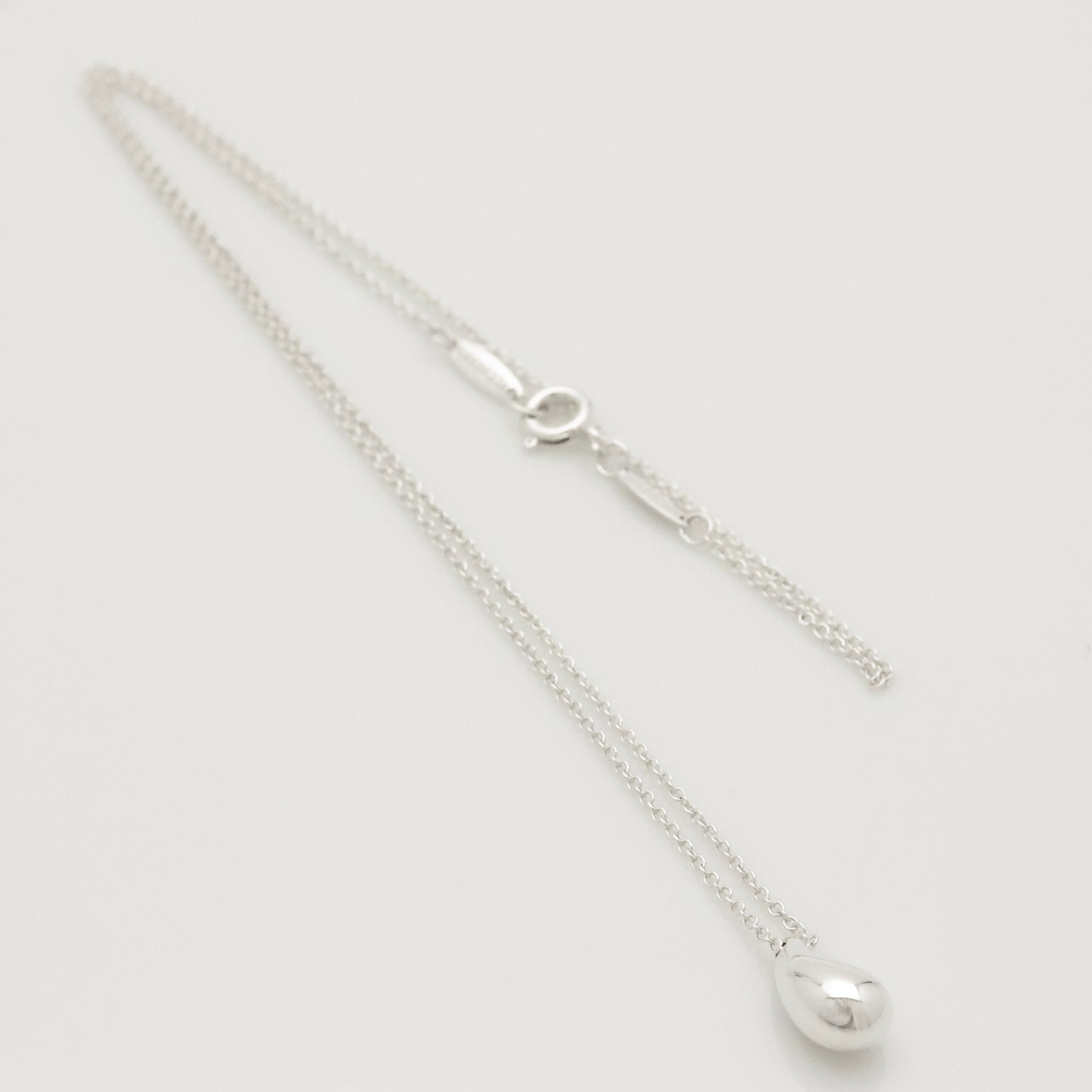 Tiffany & Co. Teardrop Necklace Pendant Sterling Silver 925 