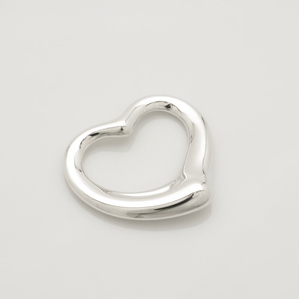 TIFFANY&Co. オープンハート 36mm エルサペレッティ チャーム AG925