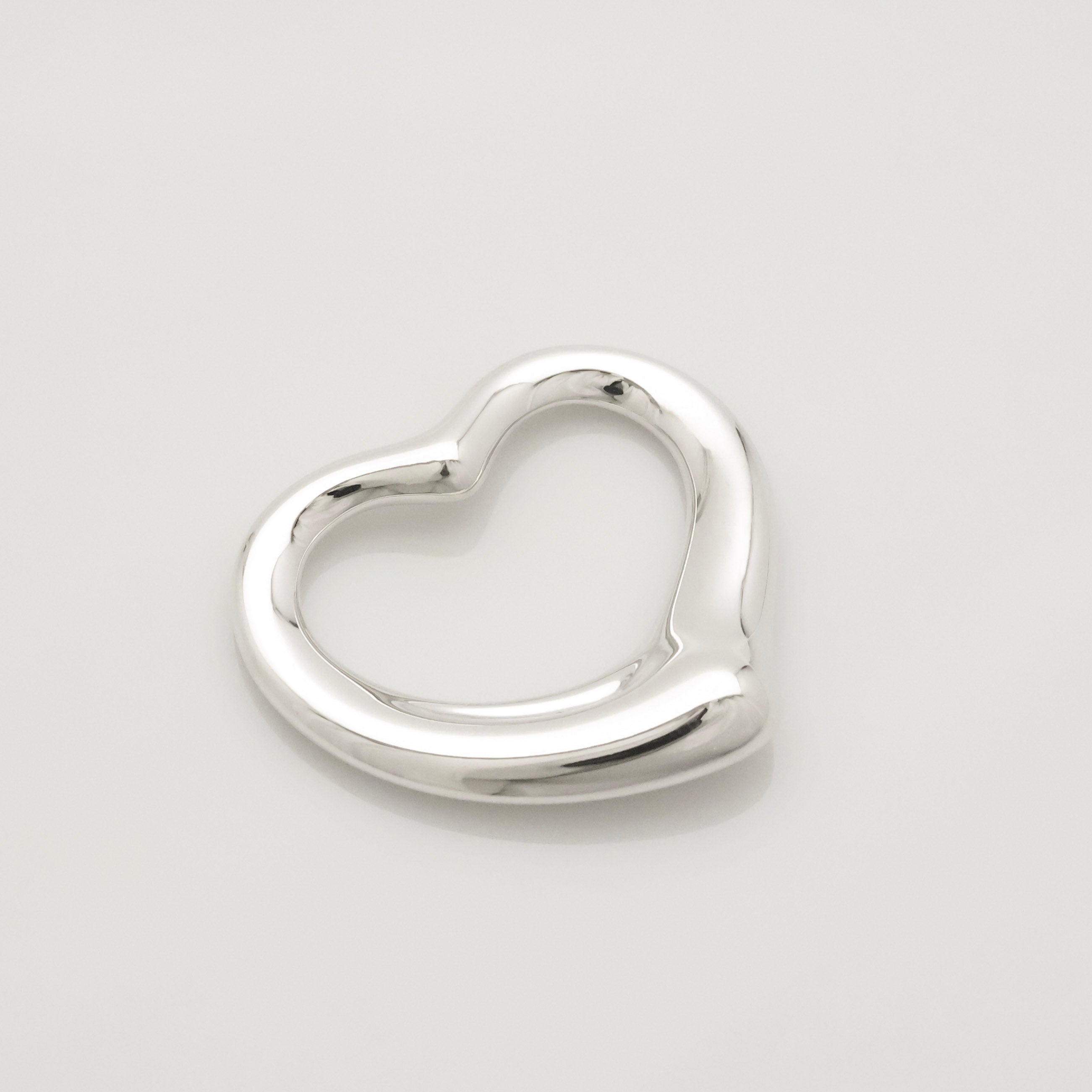 TIFFANY&Co. オープンハート 36mm エルサペレッティ チャーム AG925