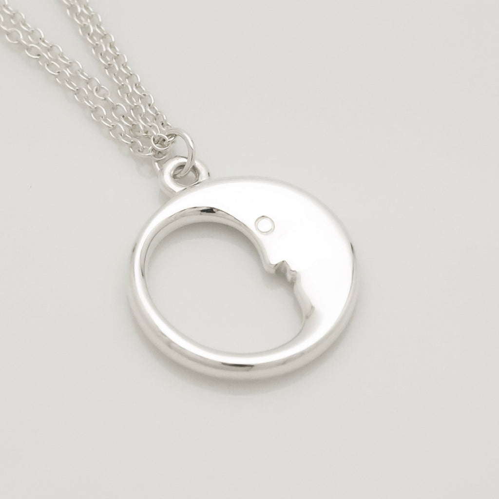 TIFFANY&Co. マンインザムーン ダブル チェーン ネックレス AG925