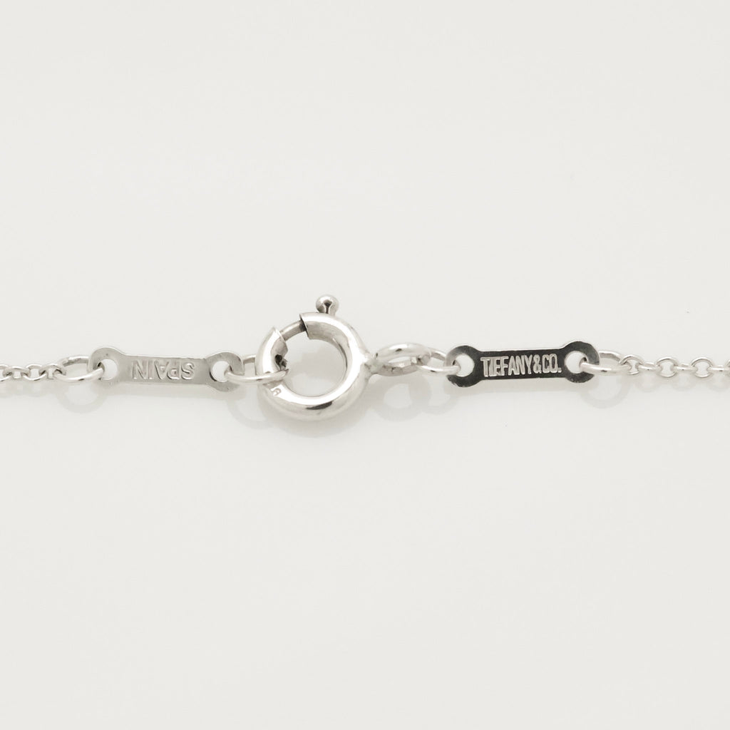 Tiffany & Co. Open Heart Pendant Necklace Sterling Silver 925