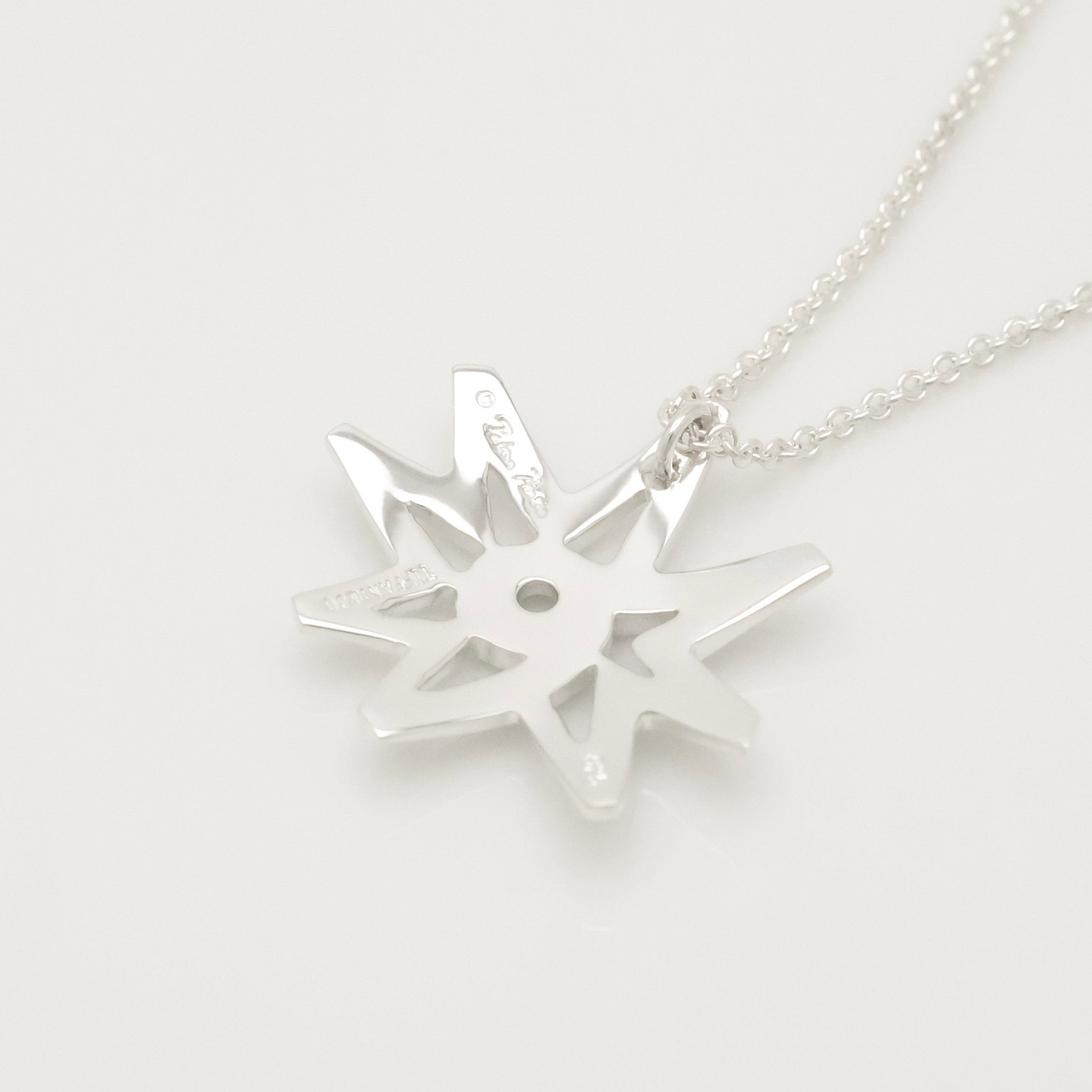  Tiffany & Co. Picasso Volume Star Necklace Sterling Silver 925
