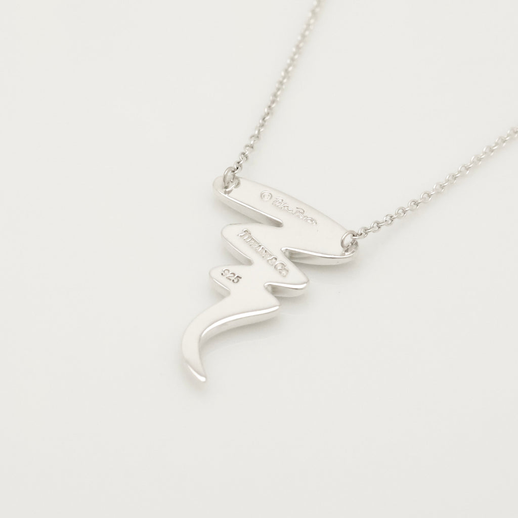 Tiffany & Co. Picasso Scribble Zig Zag Necklace Sterling Silver 925