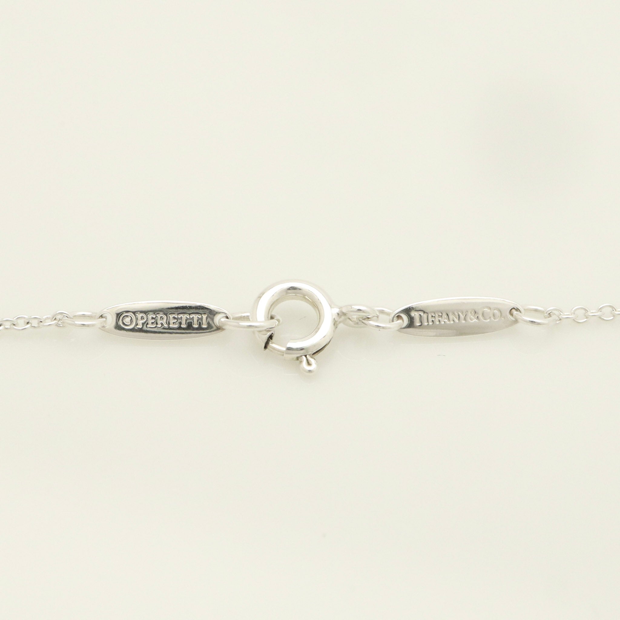 TIFFANY&Co. ティアドロップ エルサペレッティ ネックレス AG925
