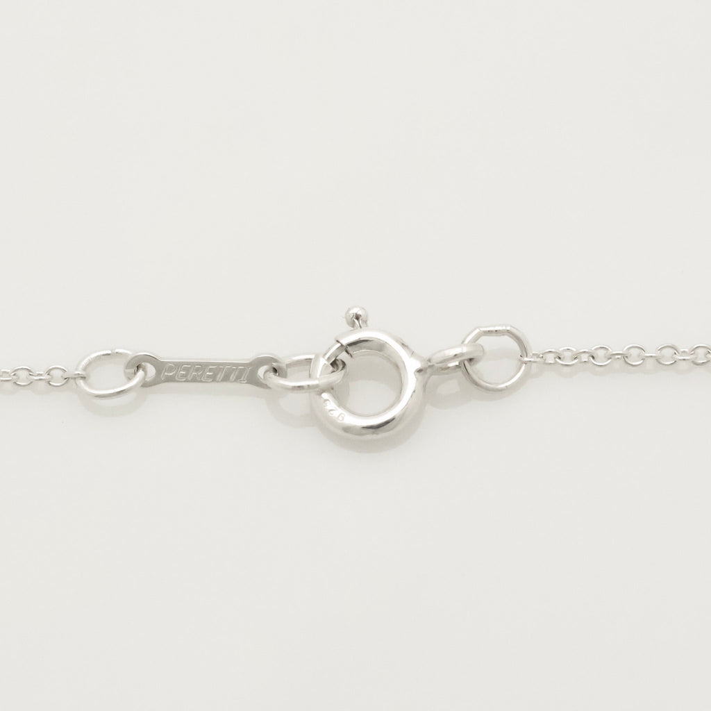 Tiffany & Co. Peretti Large  Bean Necklace  Sterling Silver 925 