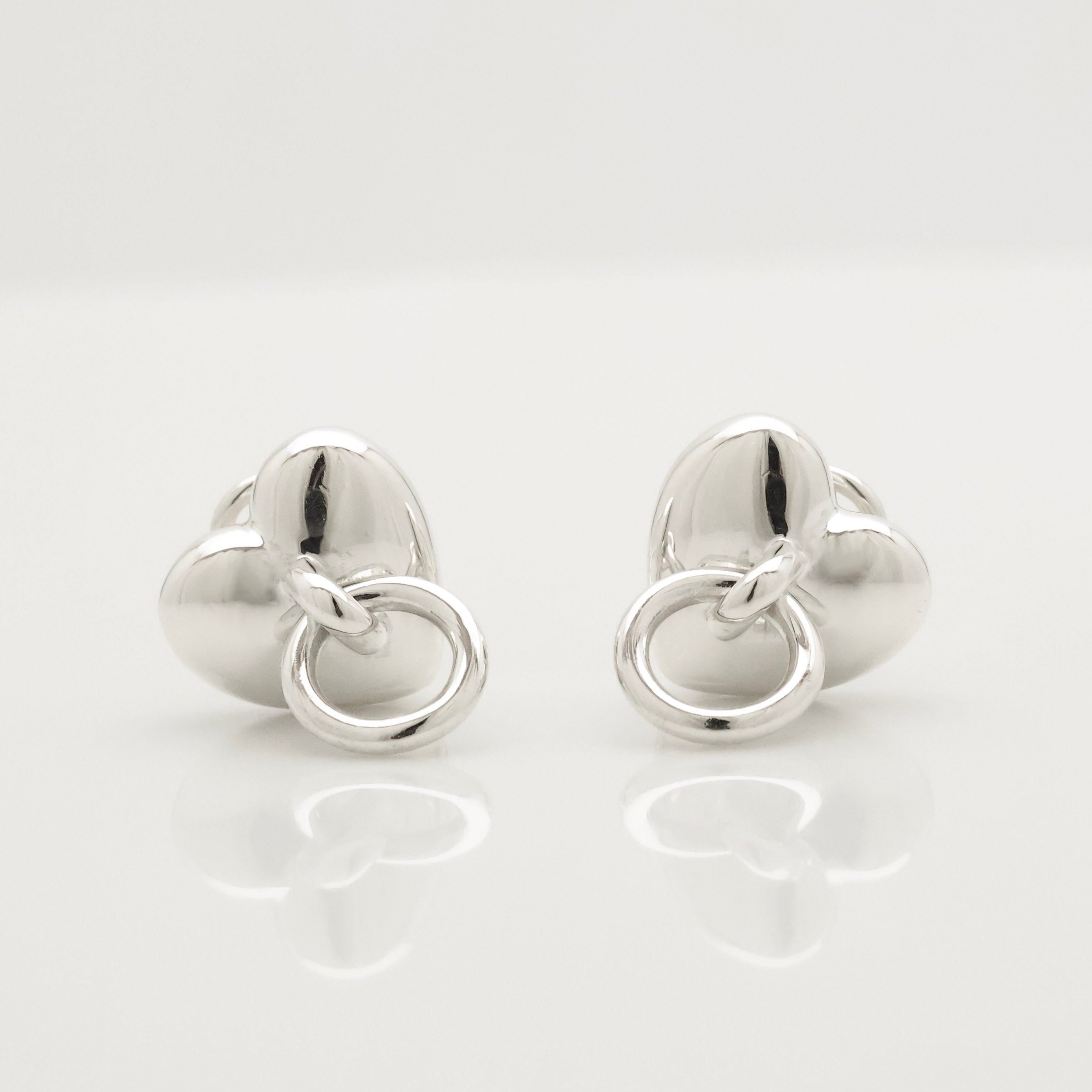 TIFFANY&Co. ハート ドア ノック クリップ イヤリング AG925