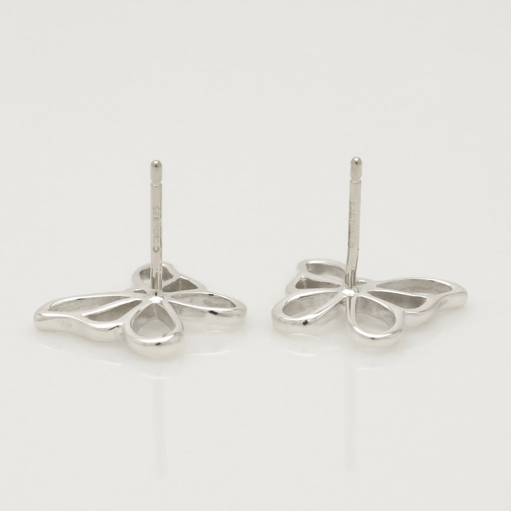 Tiffany & Co. Large Butterfly Earring Sterling Silver 925