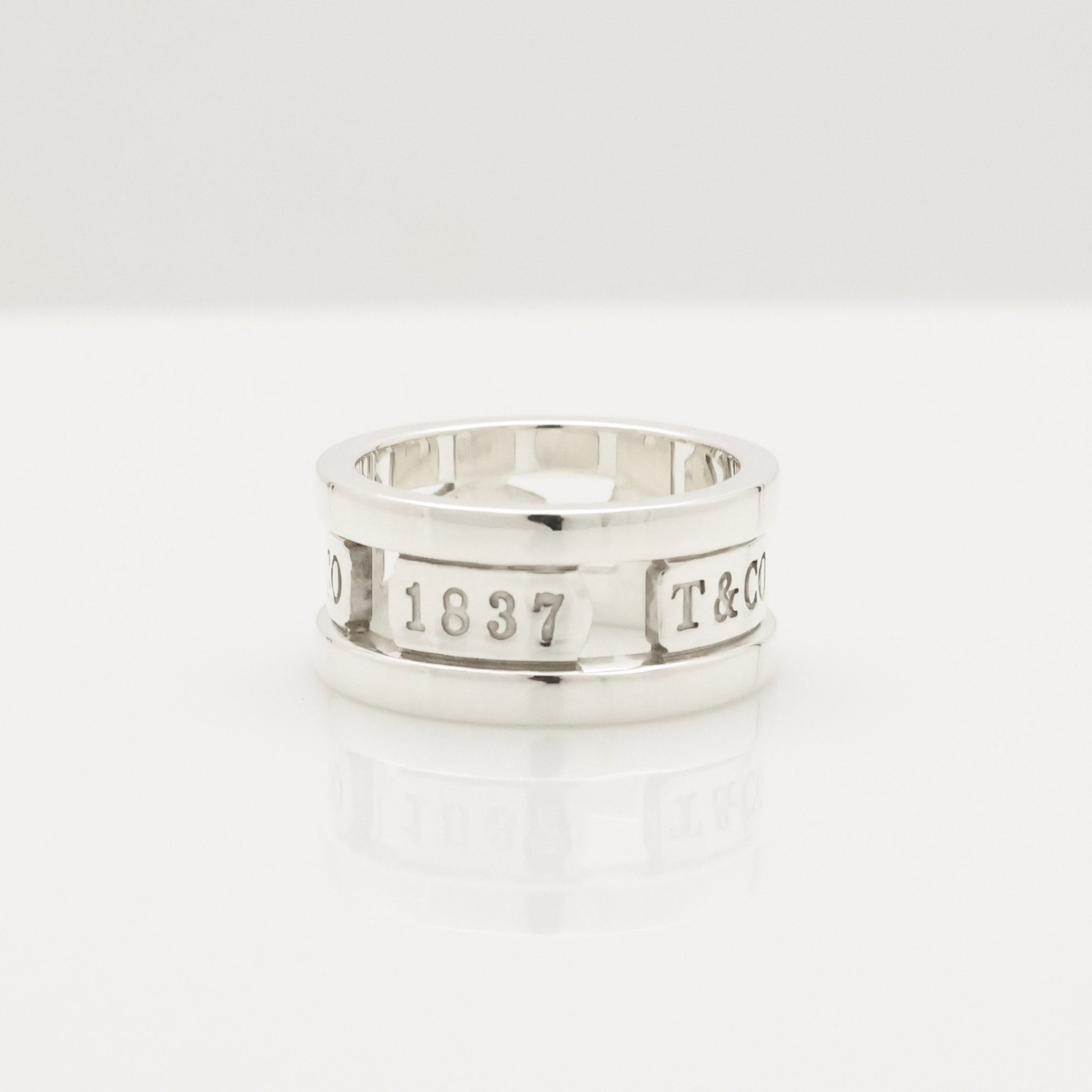 TIFFANY&Co. 1837 エレメント ワイド リング 11.5 号 AG925