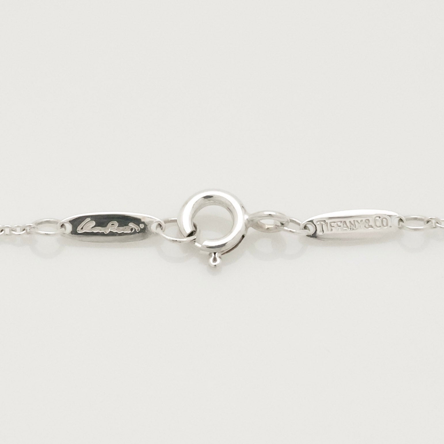 Tiffany & Co. Open Wave Pendant Necklace Sterling Silver 925