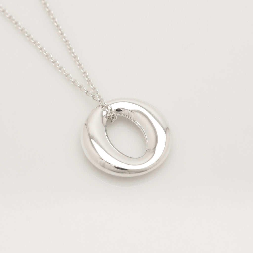 Tiffany & Co. Peretti Small Sevillana Necklace Sterling Silver 925