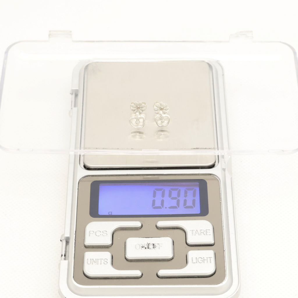 Tiffany & Co. Elsa Peretti Mini Apple Stud Earrings Sterling Silver 925