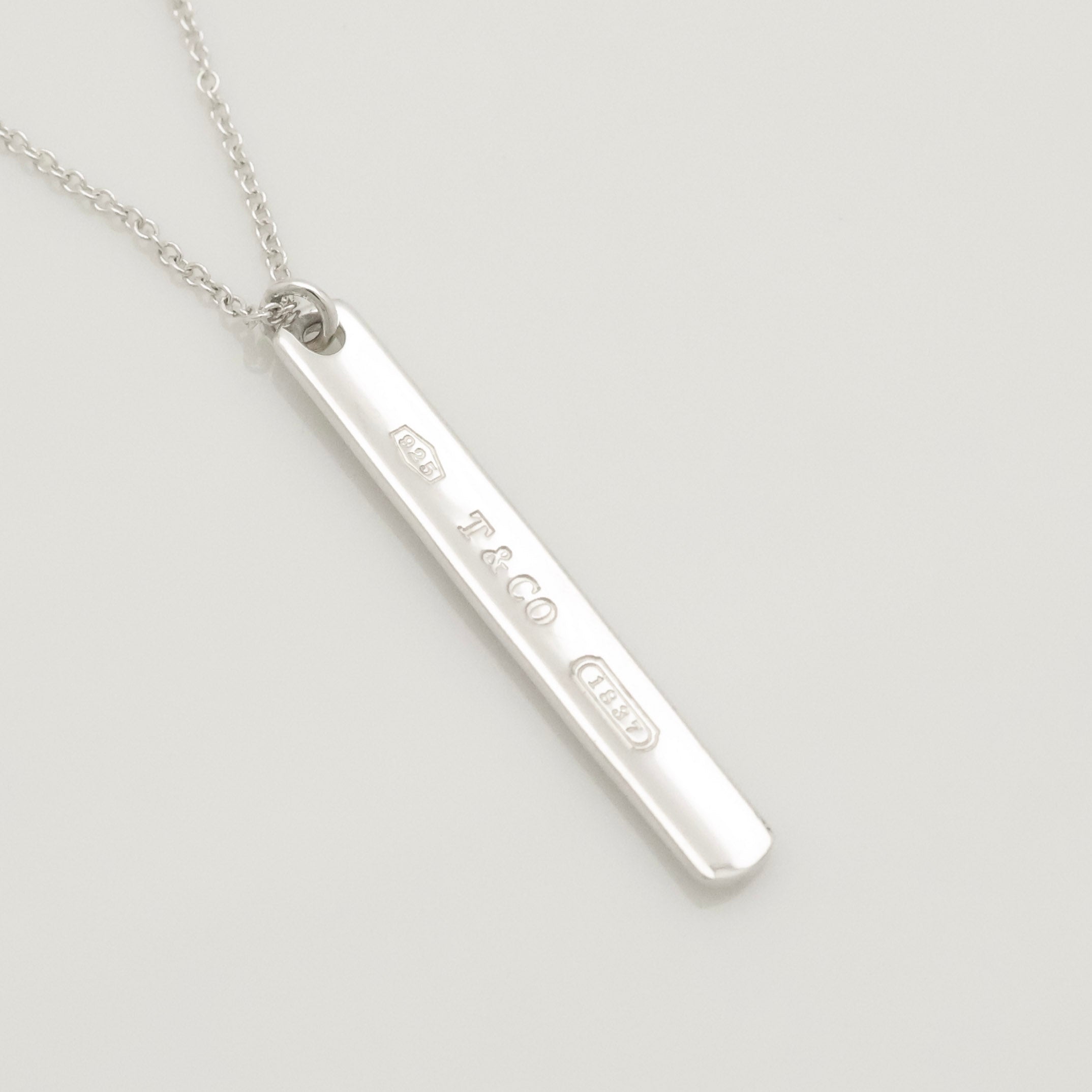 TIFFANY&Co. 1837 ナロー バー ネックレス AG925