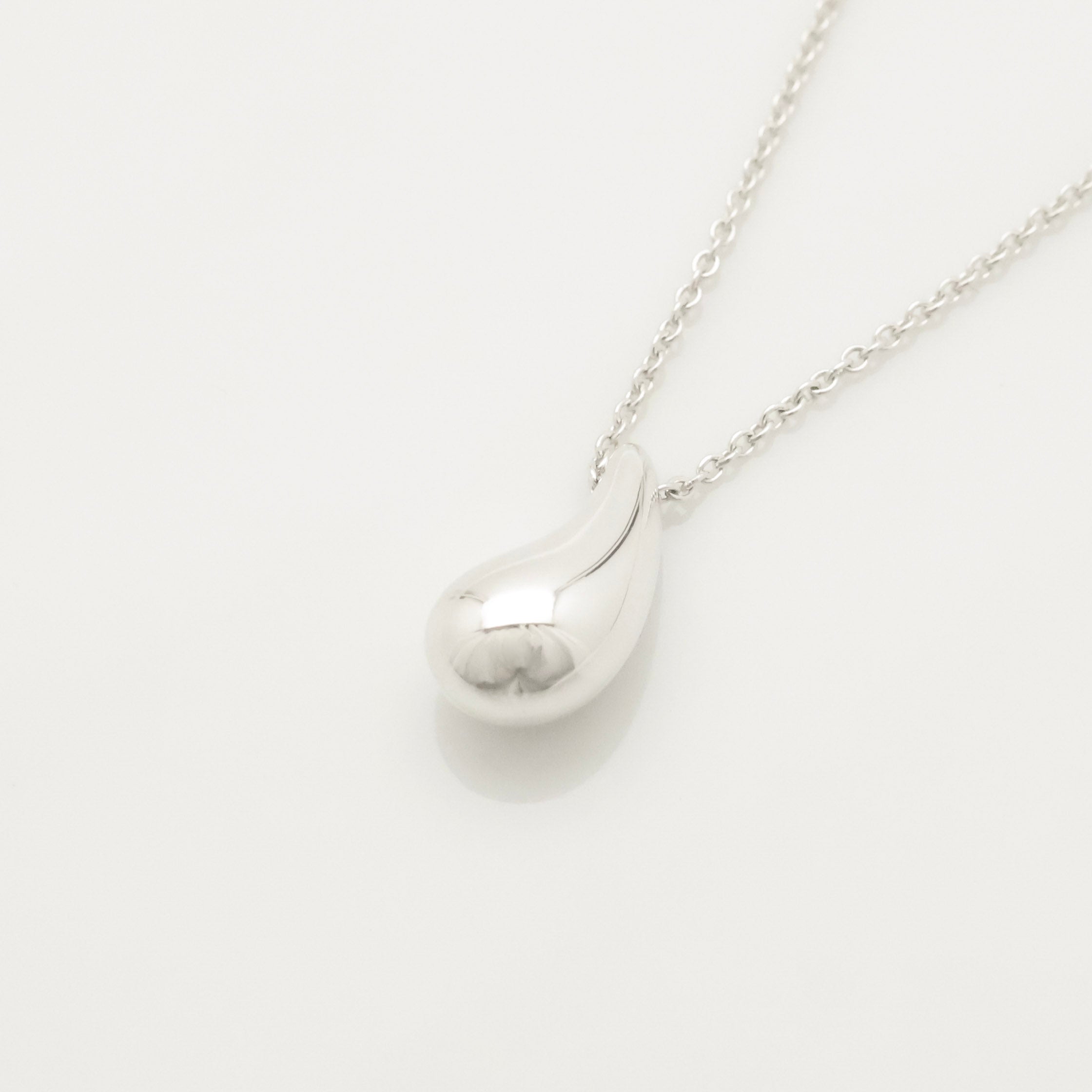 Tiffany & Co. Peretti Teardrop Necklace Pendant  Sterling Silver 925
