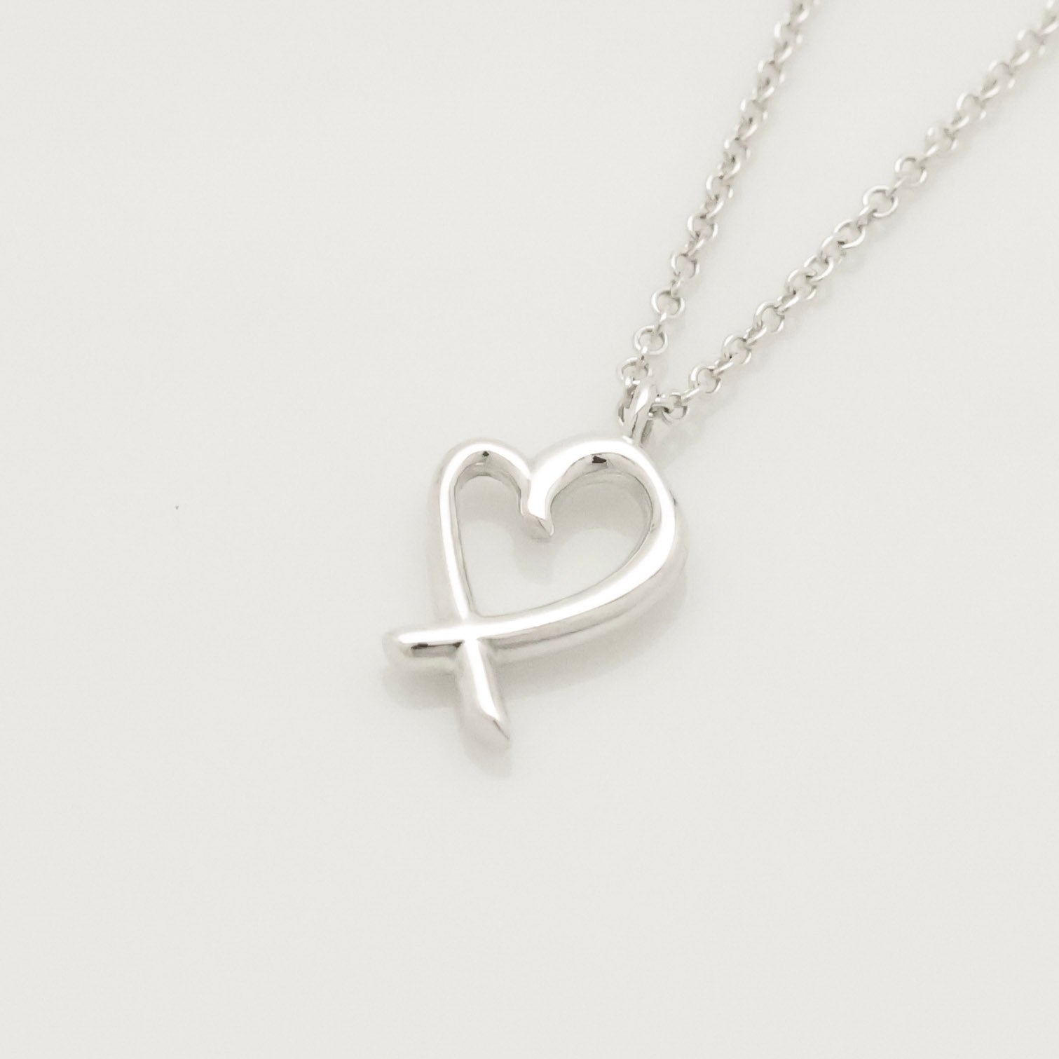 TIFFANY&Co. ミニ ラビングハート パロマピカソ ネックレス AG925