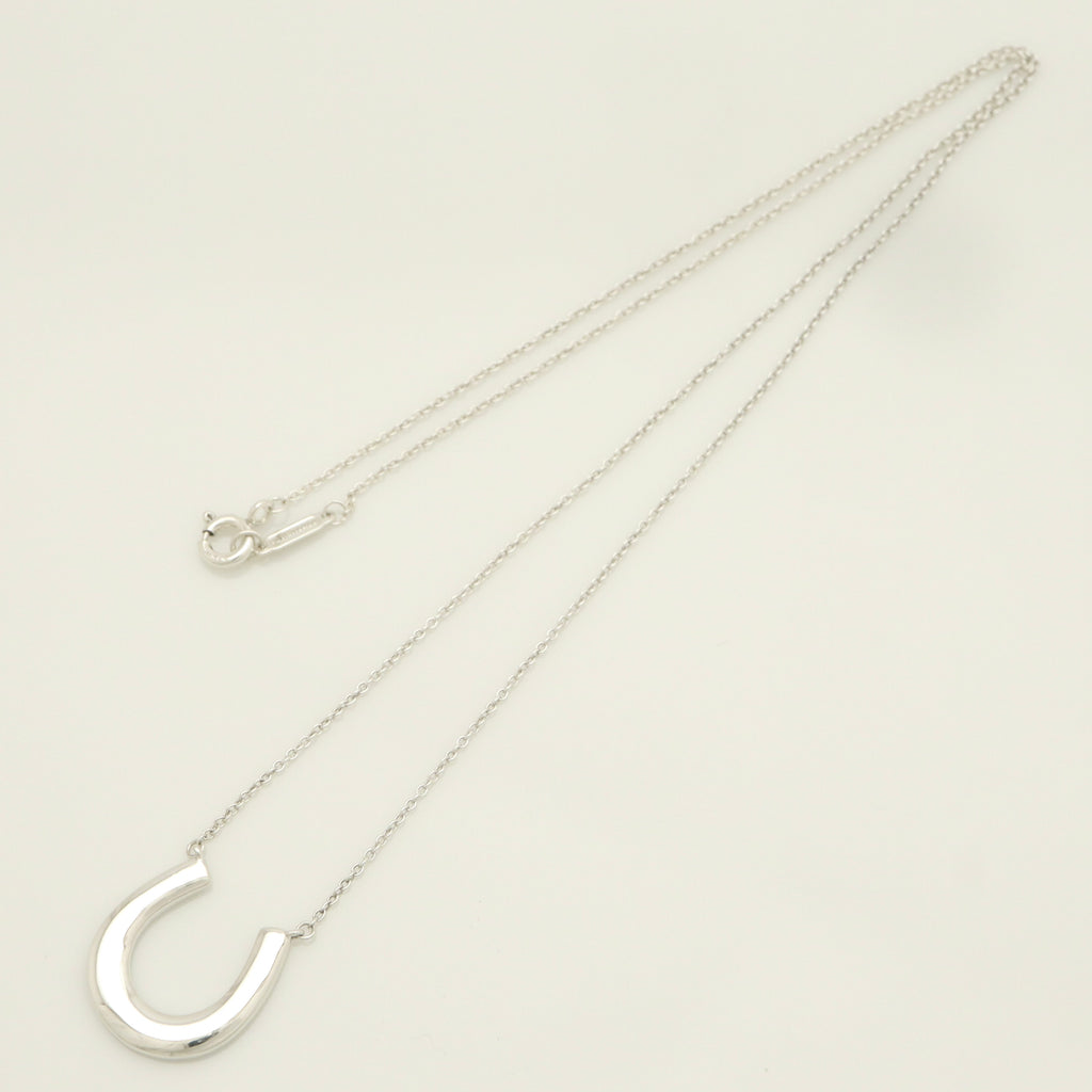 Tiffany & Co.  Sterling Silver 1837 Horseshoe Pendant Necklace