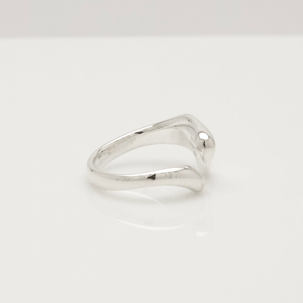 Tiffany & Co. Peretti Full Heart Ring  Sterling Silver 925