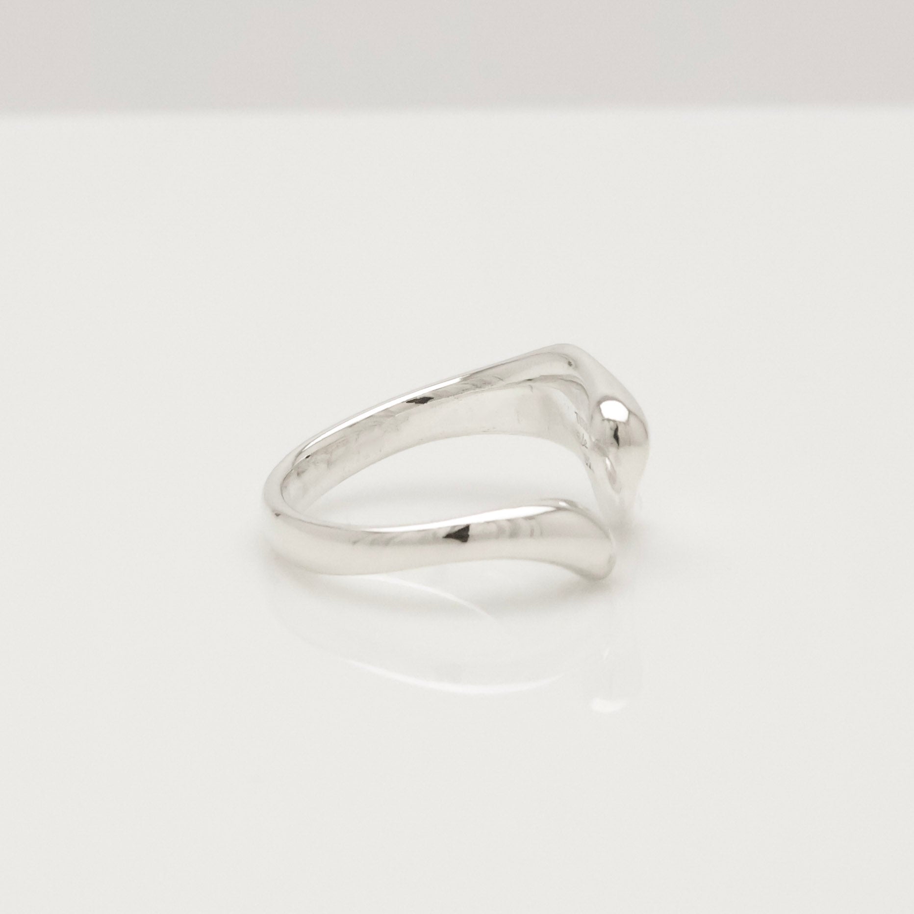 Tiffany & Co. Peretti Full Heart Ring  Sterling Silver 925