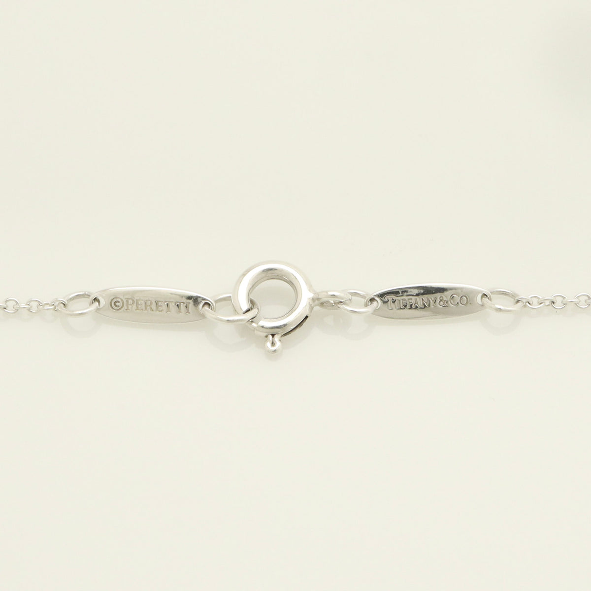 Tiffany & Co. Small Round Circle Disc Necklace Pendant Sterling Silver 925