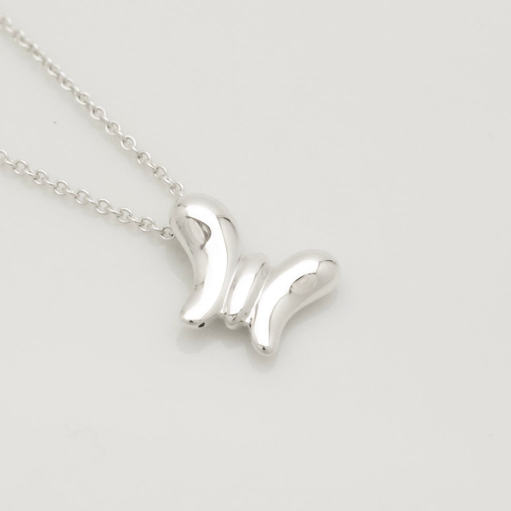 TIFFANY&Co. ミニ バタフライ 蝶 ネックレス AG925