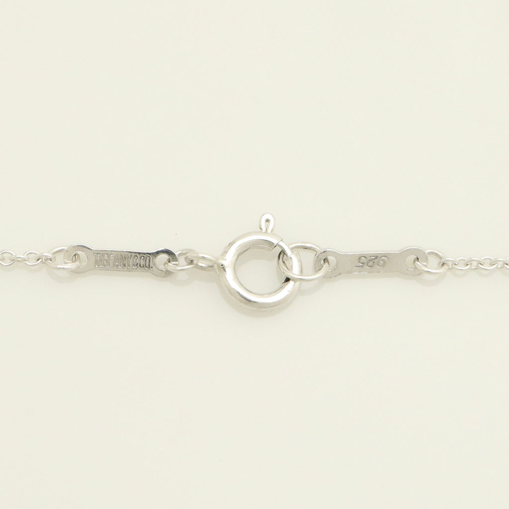 Tiffany & Co. Elsa Peretti Sterling Silver Double Teardrop Pendant Necklace Sterling Silver 925