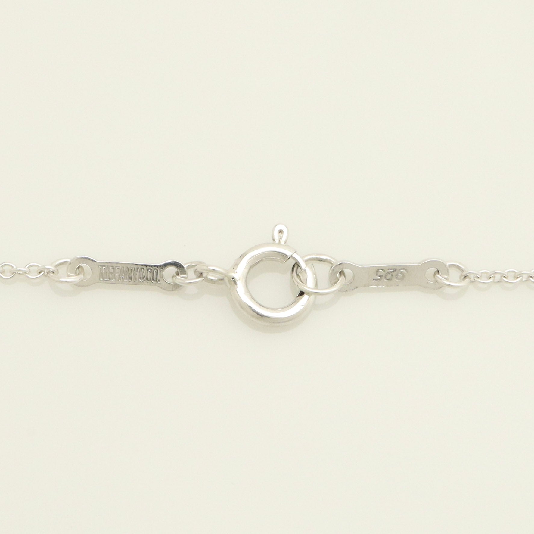 Tiffany & Co. Elsa Peretti Sterling Silver Double Teardrop Pendant Necklace Sterling Silver 925