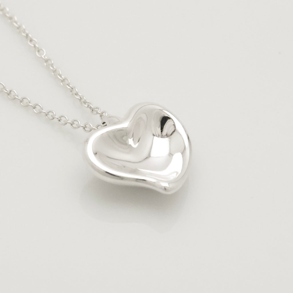 TIFFANY&Co. カーブド ハート エルサペレッティ ネックレス AG925
