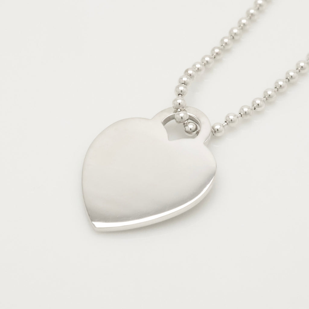 TIFFANY&Co. リターントゥ ティファニー ハート タグ ボール チェーン ネックレス AG925