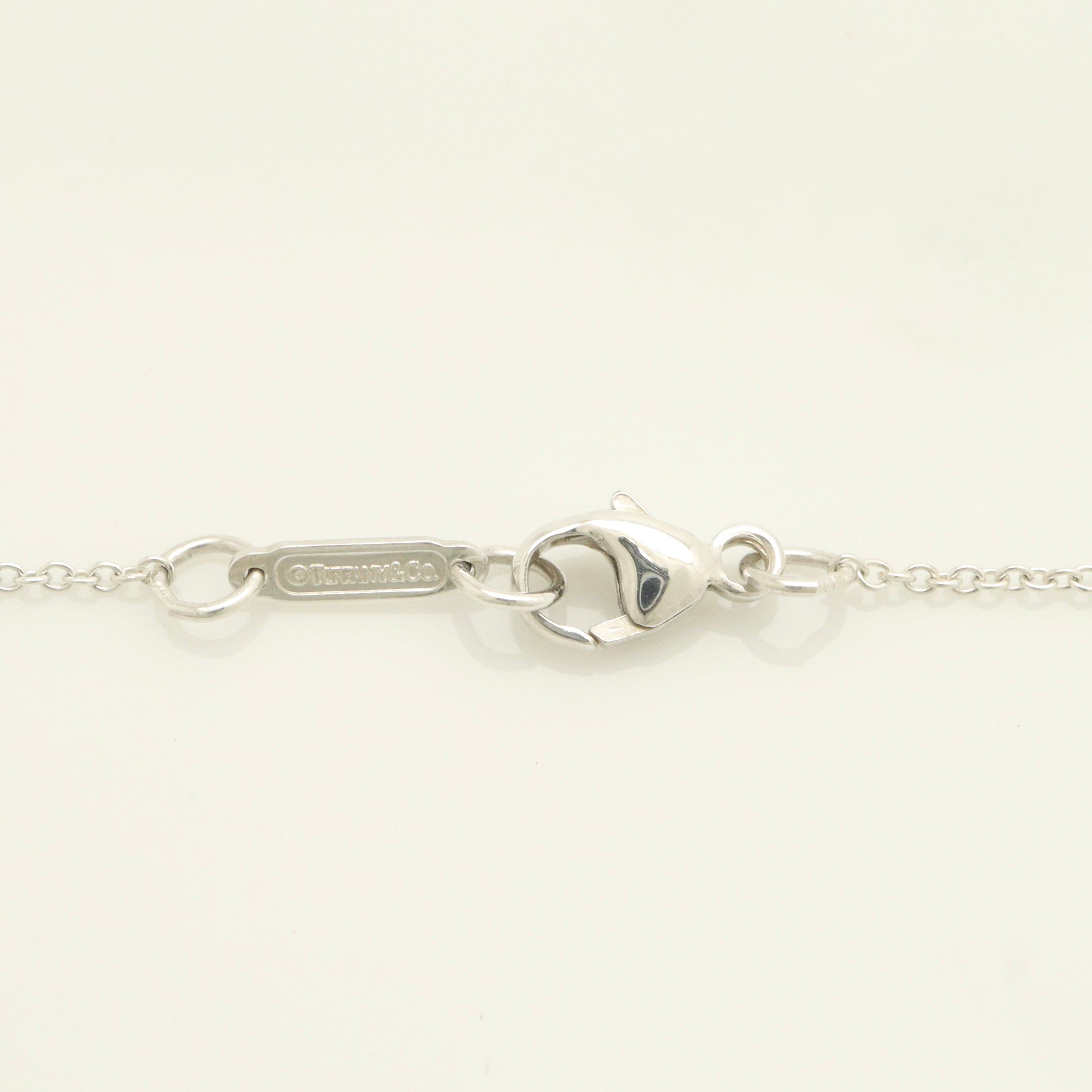 Tiffany & Co. 1837 Round Lock Padlock Pendant Necklace Sterling Silver 925