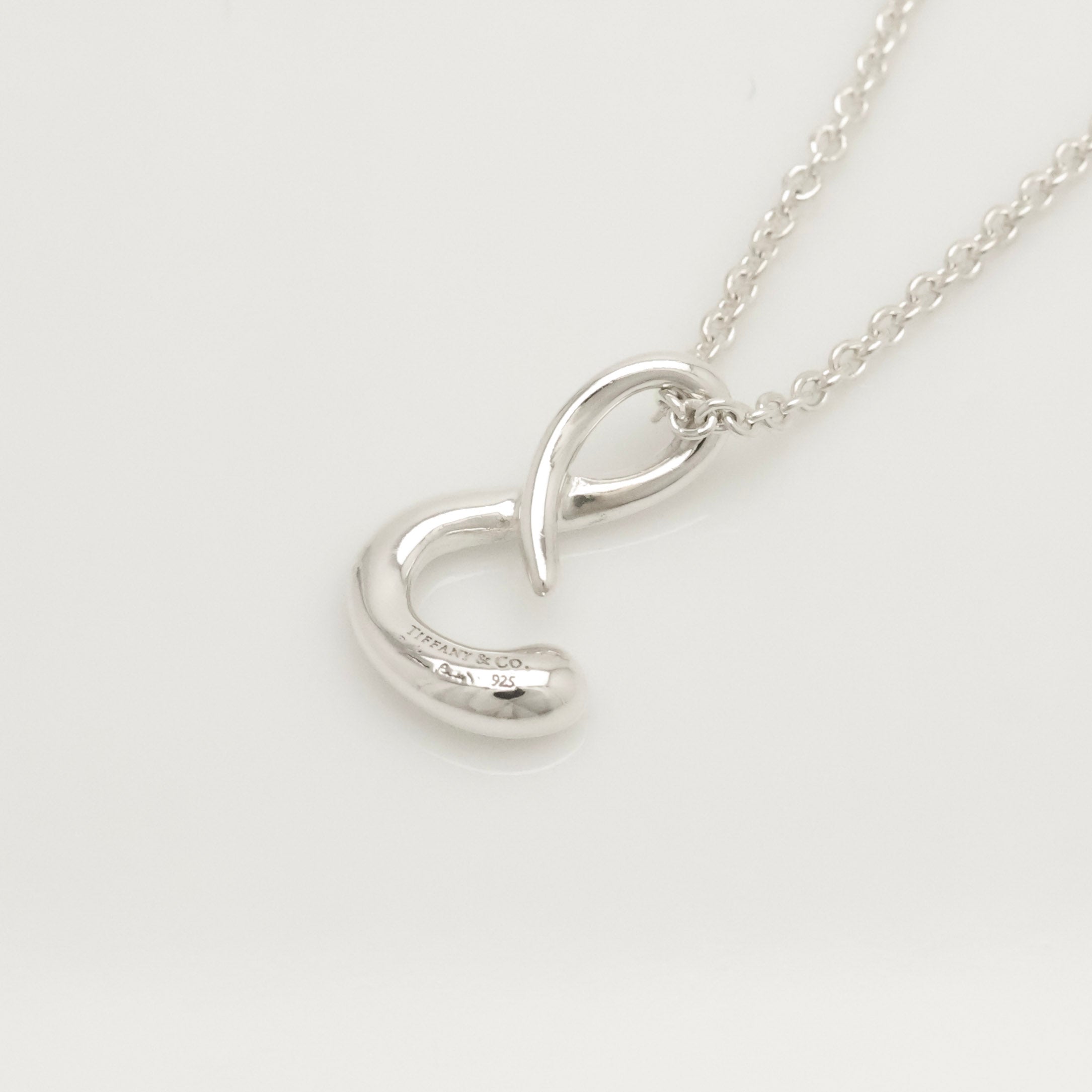TIFFANY&Co. ノーツ レター S イニシャル  ネックレス AG925