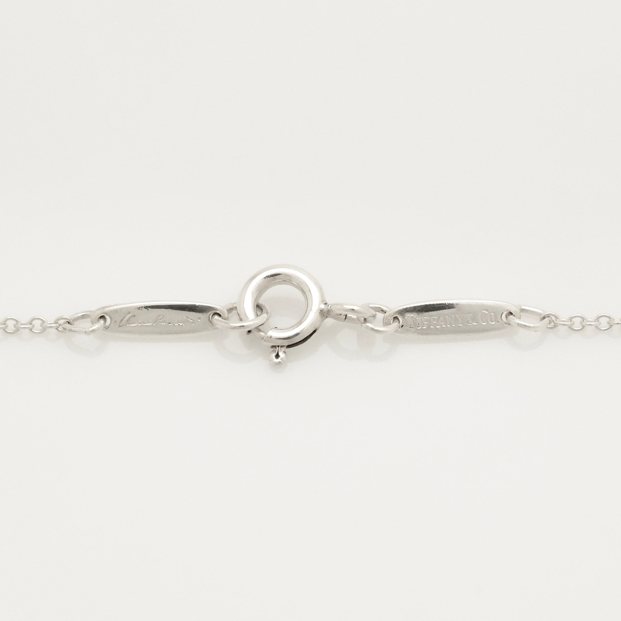Tiffany & Co. Elsa Peretti Nugget Necklace Sterling Silver 925 