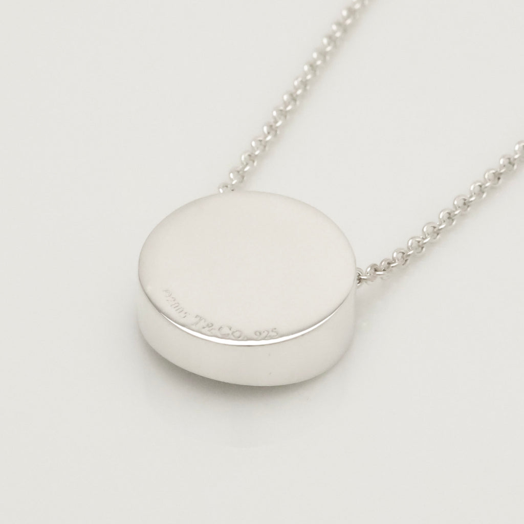 Tiffany & Co. 1837 Concave Circle Necklace Sterling Silver 925