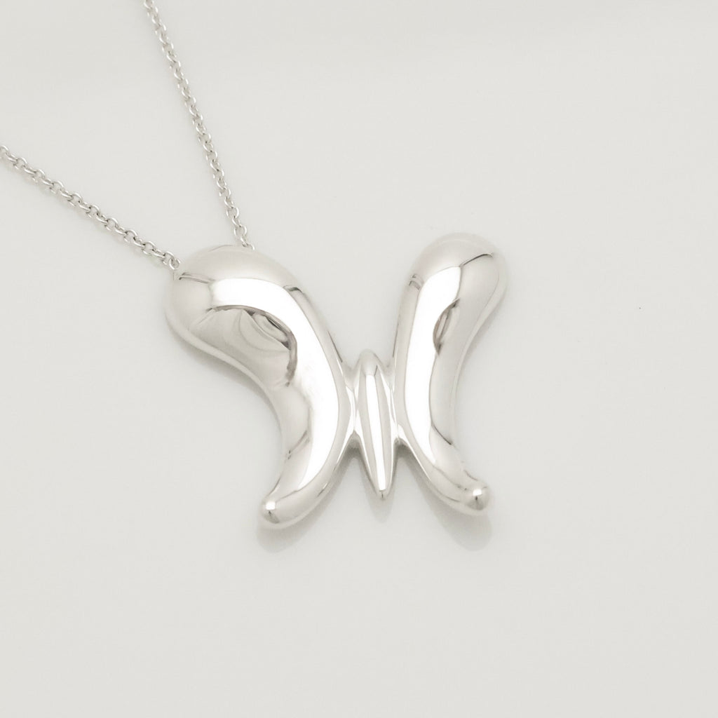 TIFFANY&Co. ラージ バタフライ 蝶 エルサペレッティ ネックレス AG925