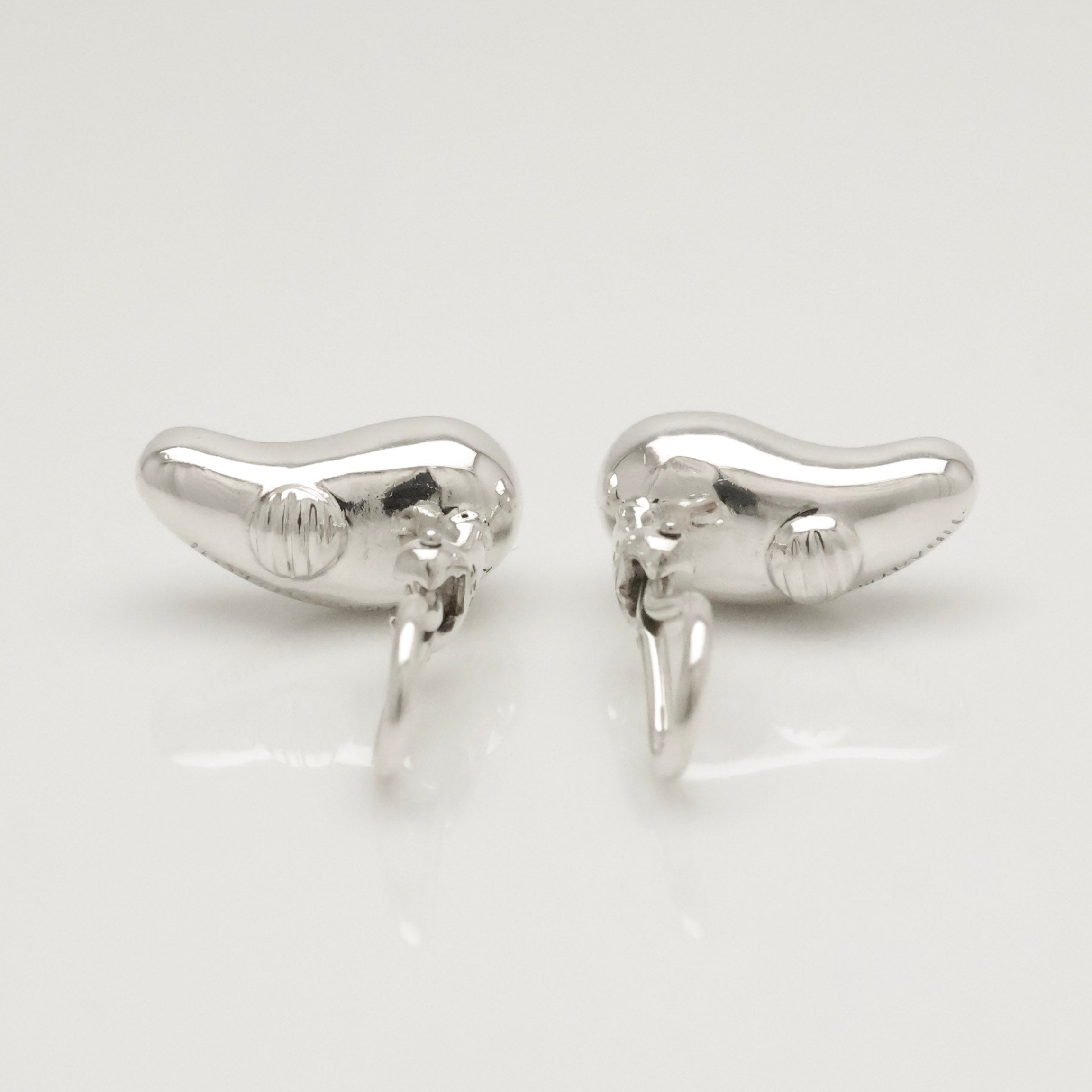 Tiffany & Co. Peretti Large Teardrop Clip-On Earrings Sterling Silver 925