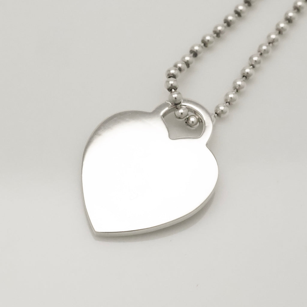 TIFFANY&Co. リターントゥ ティファニー ハート タグ ボール チェーン ネックレス AG925